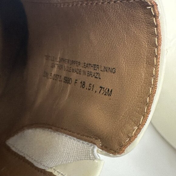 TORY BURCH georgina bootie shoes heels patent leather ivory pointed toe 7.5 - Picture 10 of 11